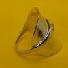 Sterling Silver Coffeespoon Ring with Copper Feather - Image 4