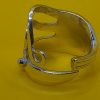 Solid Silver Cake Fork Ring with Silver Ball - Image 5