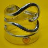 Heart-Themed Solid Silver Fork Ring - Image 2