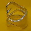 Heart-Themed Solid Silver Fork Ring - Image 3