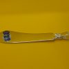 Sterling Silver Butter Knife Pendant with Purple Zirconia Gemstone - Image 3