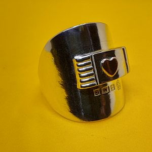 Coffee Spoon Ring with Copper Heart – Coronation Year Editions
