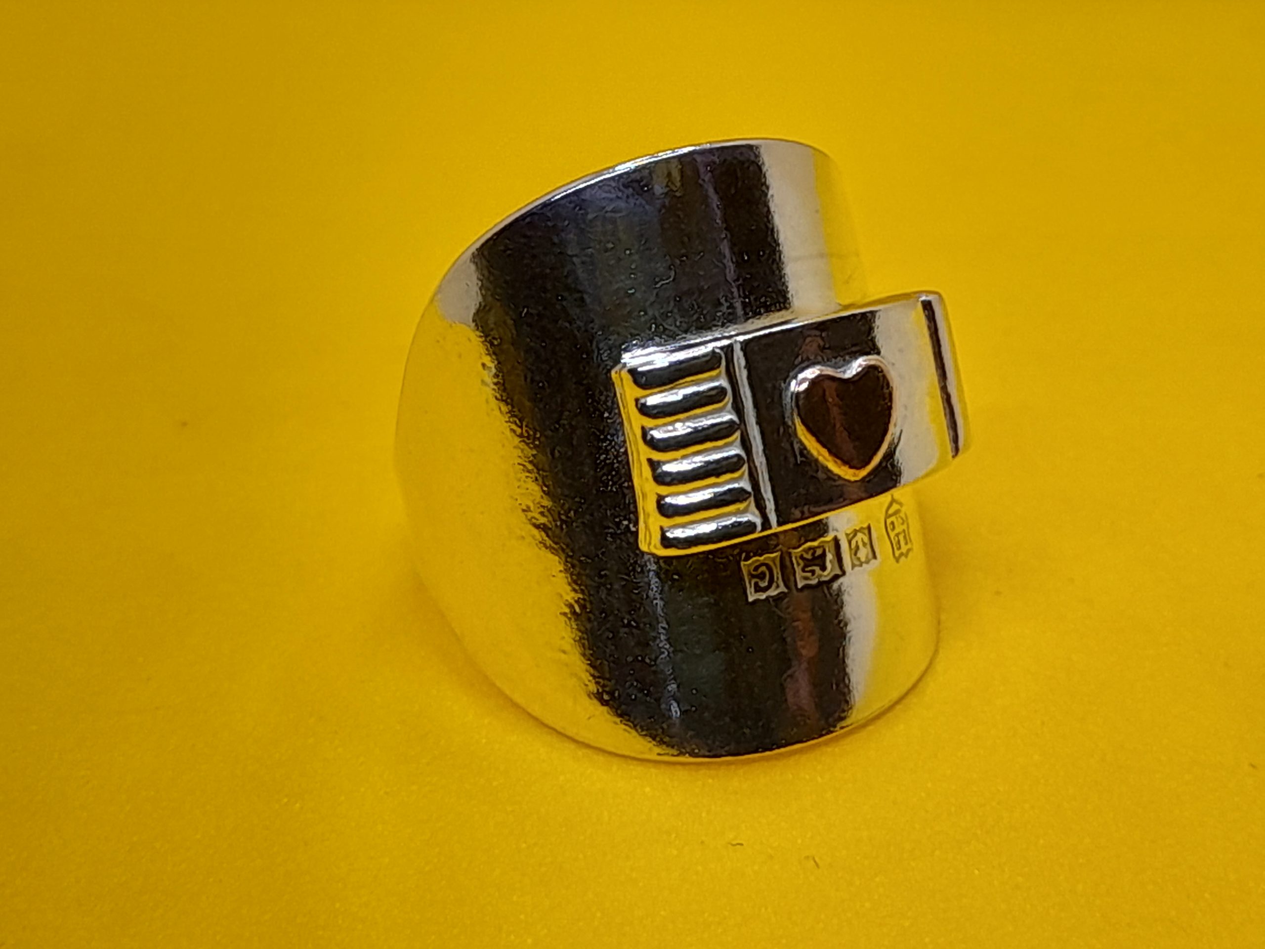 Coffee Spoon Ring with Copper Heart – Coronation Year Editions
