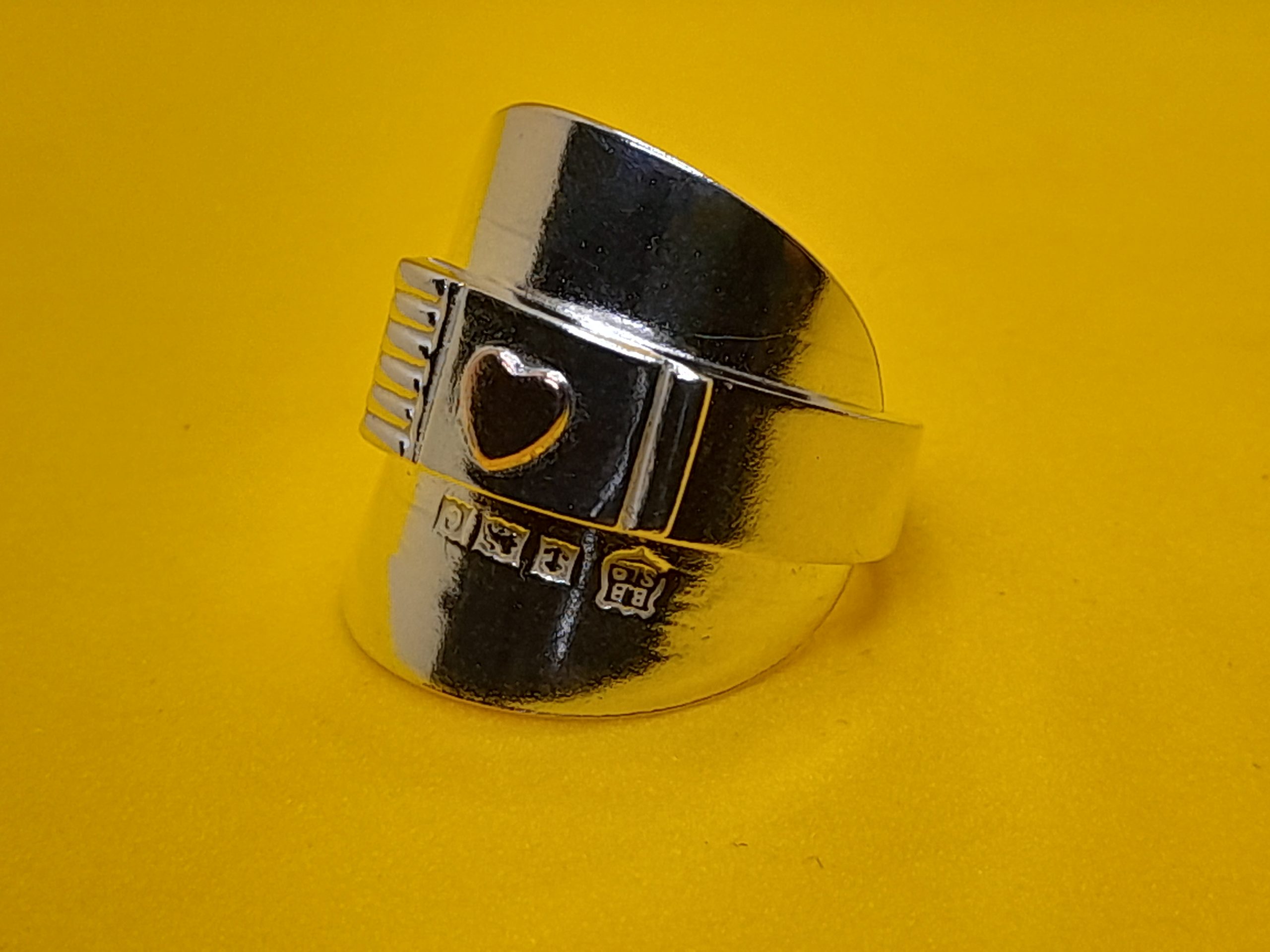 Coffee Spoon Ring with Copper Heart – Coronation Year Editions - Image 2