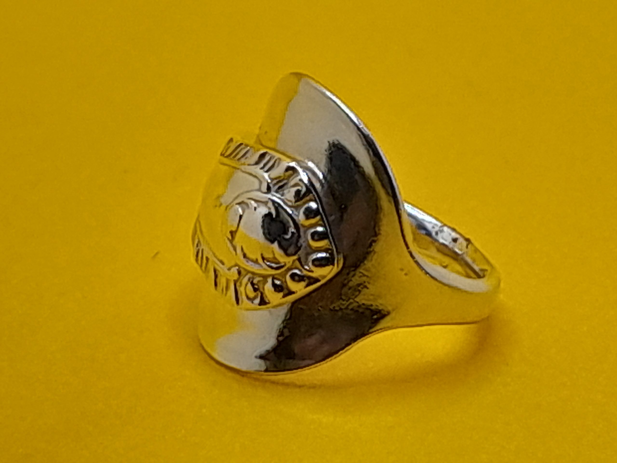 Antique Salt Spoon Ring - Image 2