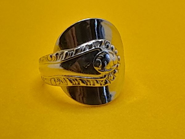 Antique Salt Spoon Ring