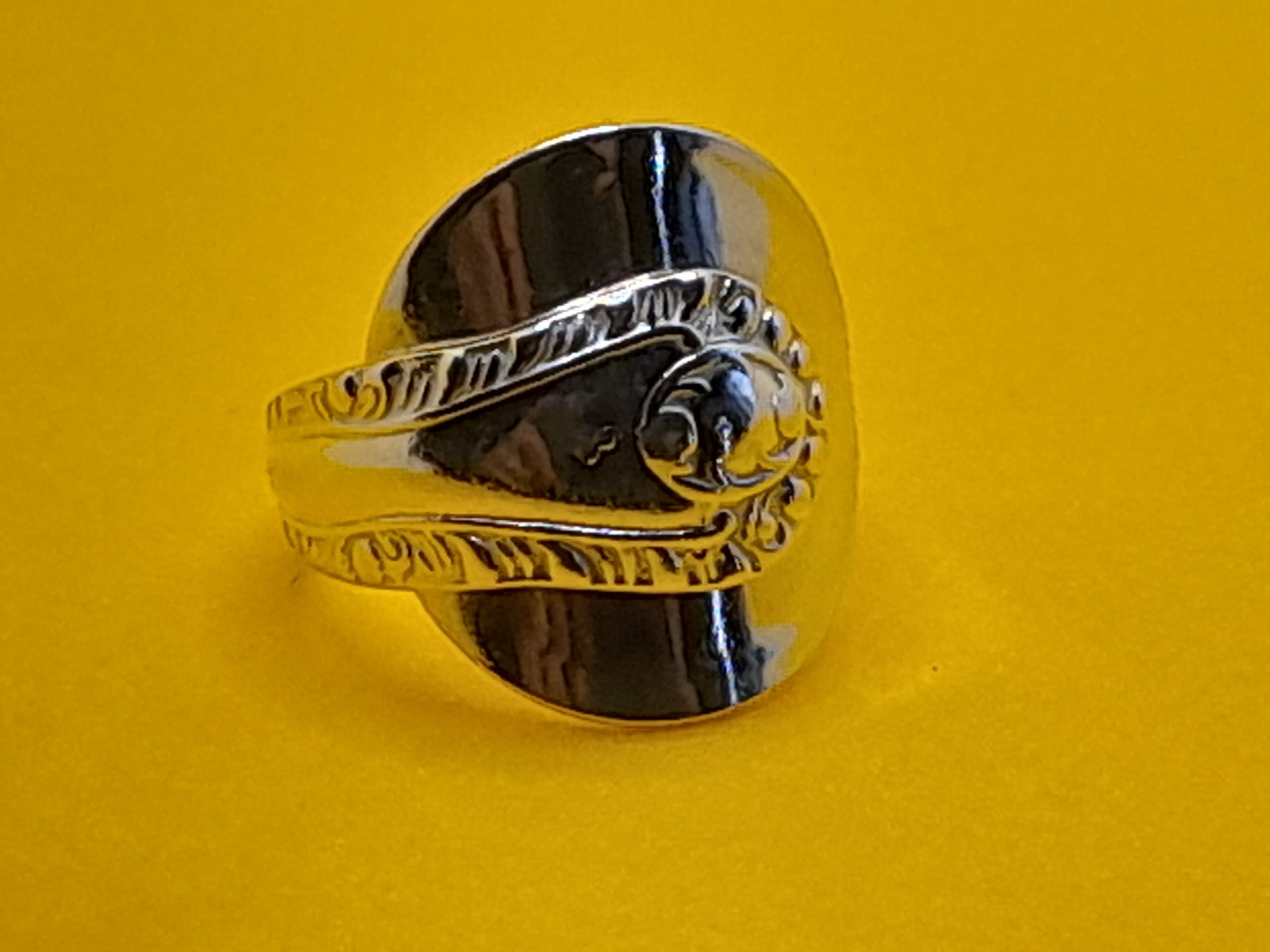 Antique Salt Spoon Ring