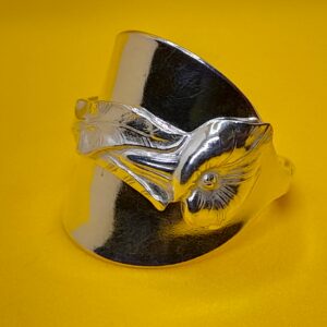 Iris Flower Teaspoon Ring