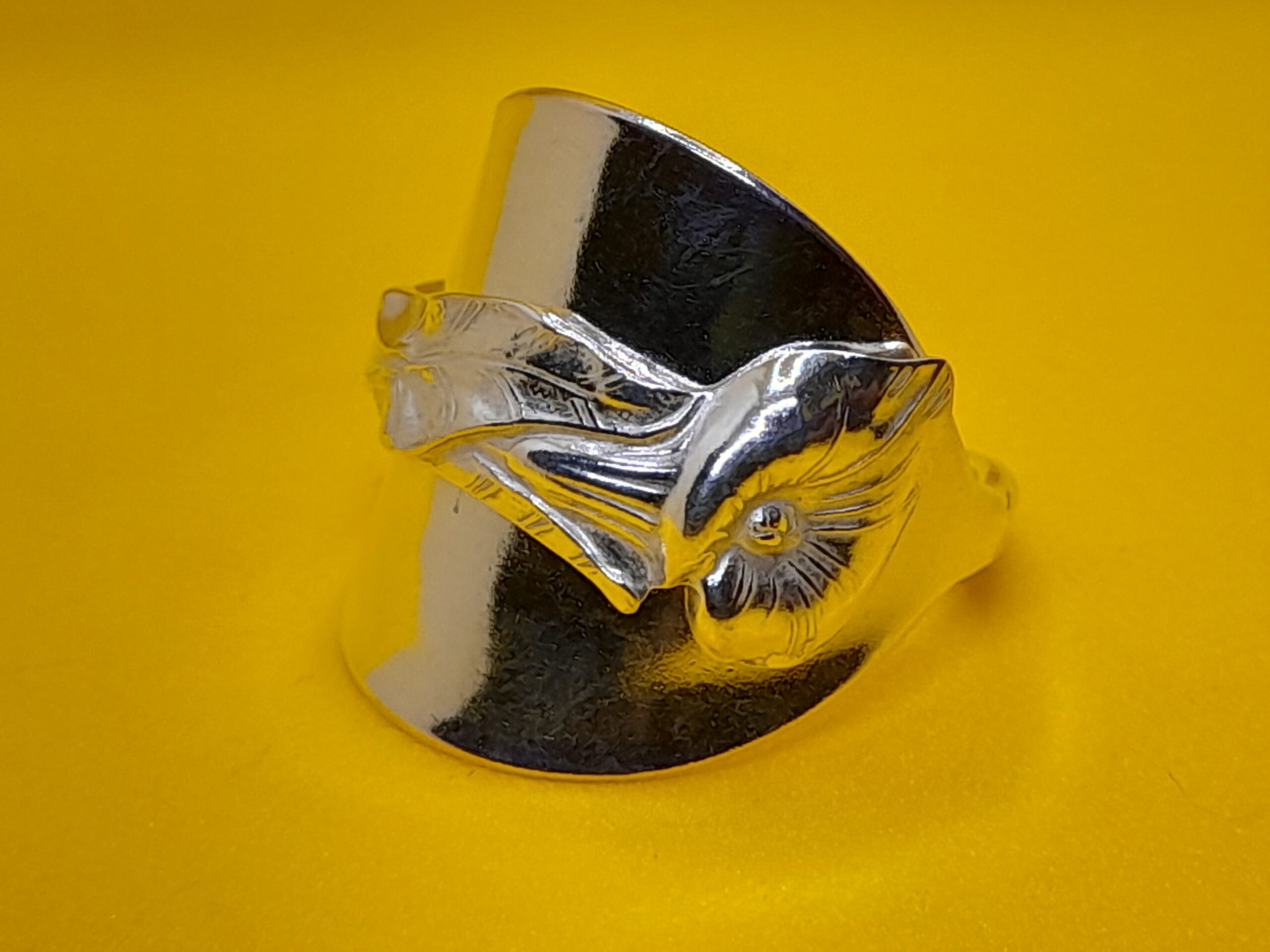 Iris Flower Teaspoon Ring