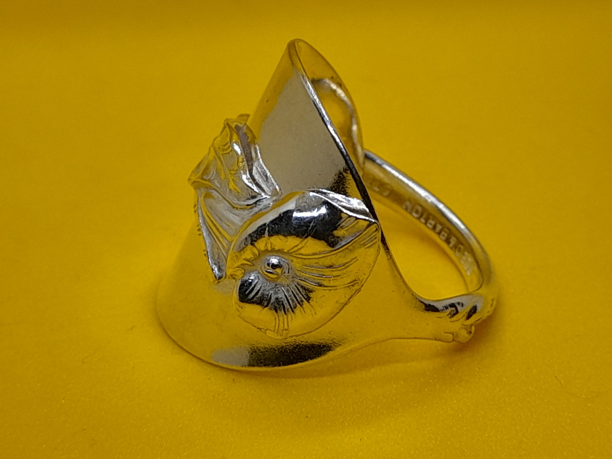 Iris Flower Teaspoon Ring - Image 4