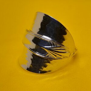 Silver Art Deco Spoon Ring