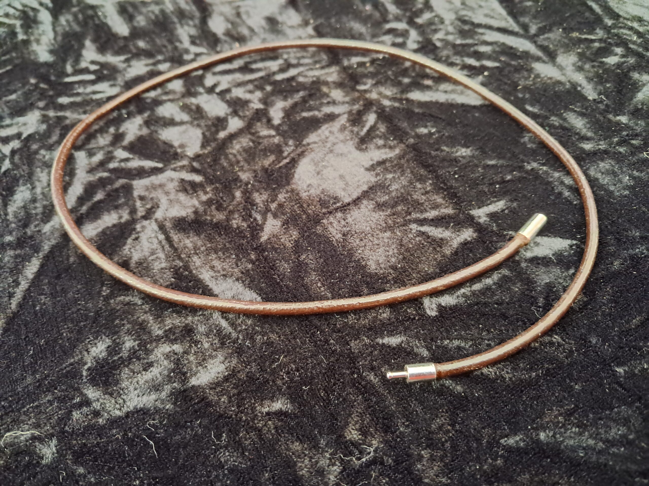 Leather Pendant Necklace Cord - Image 2