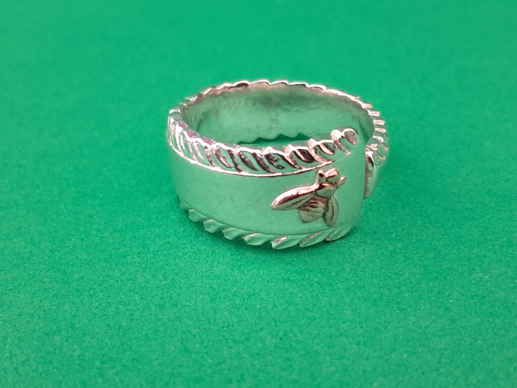 Bee Spoon Handle Ring