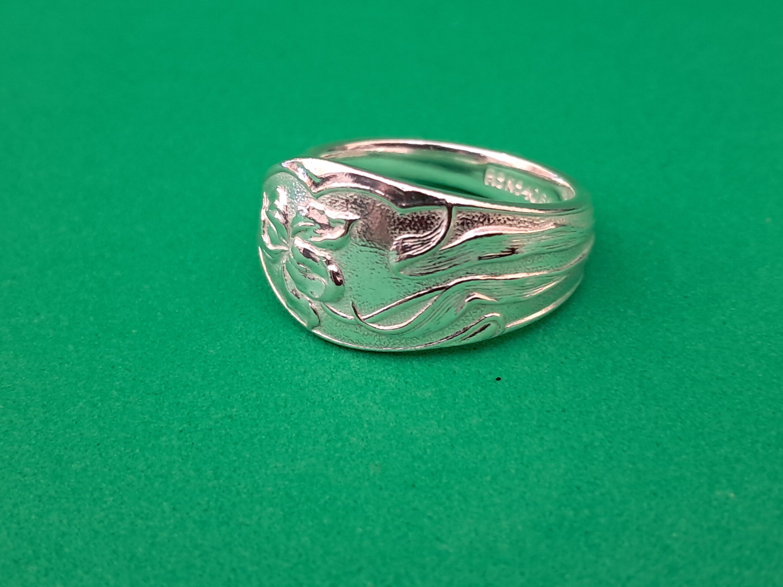 Art Nouveau Spoon Handle Ring - Image 3