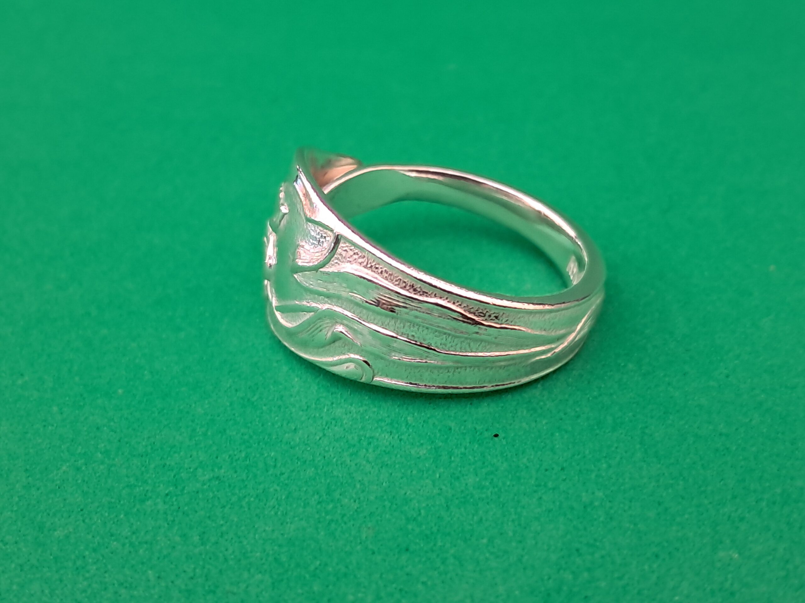Art Nouveau Spoon Handle Ring - Image 4