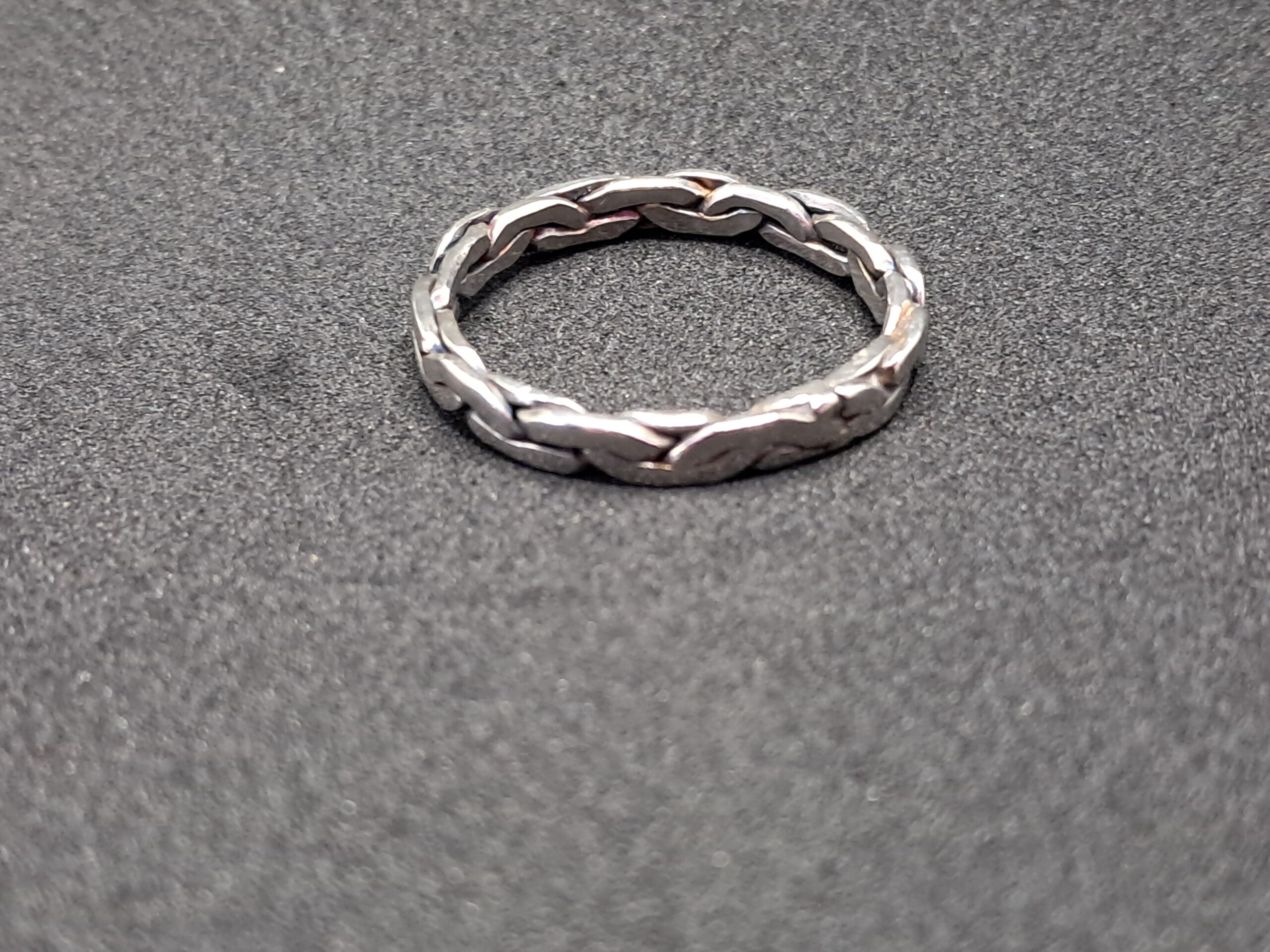 Flatten Twist Sterling Silver ring - Image 3