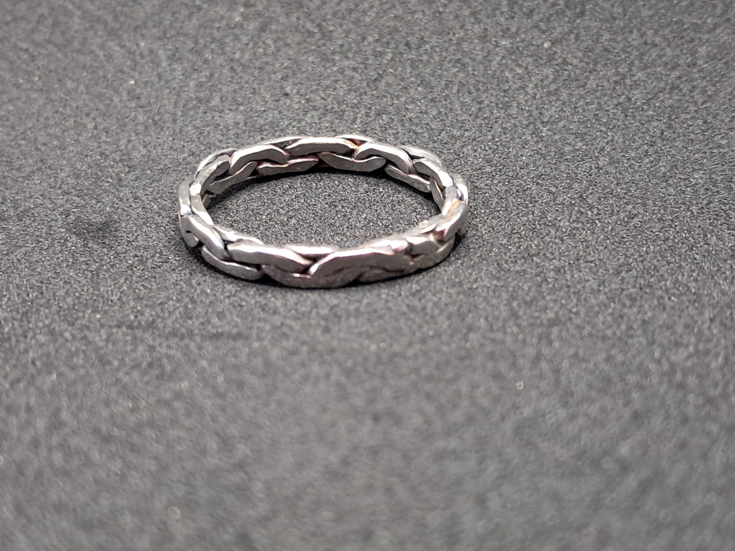 Flatten Twist Sterling Silver ring - Image 5