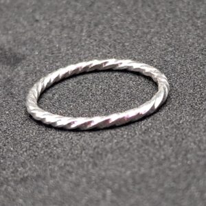 Twist Sterling Silver Ring