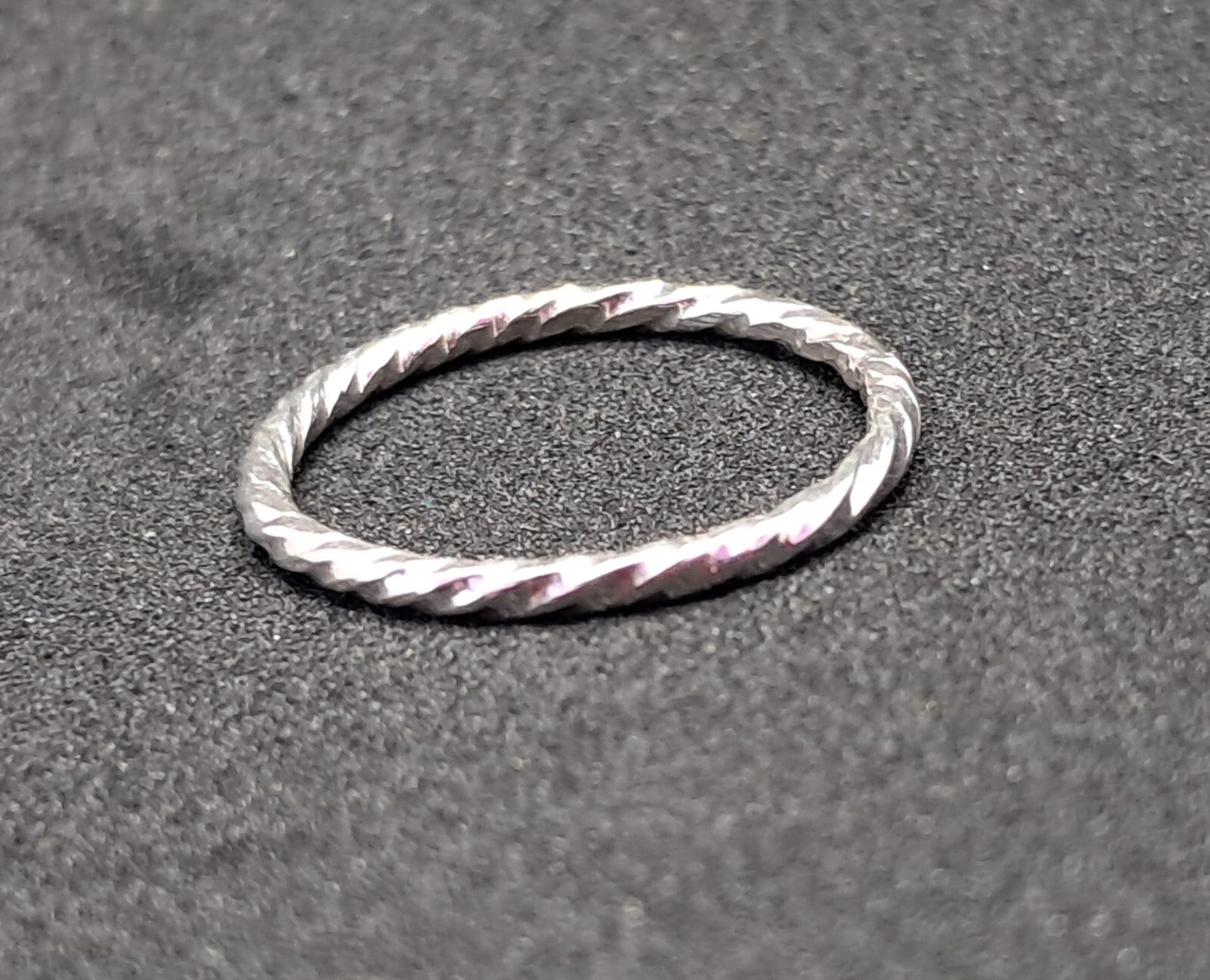 Twist Sterling Silver Ring