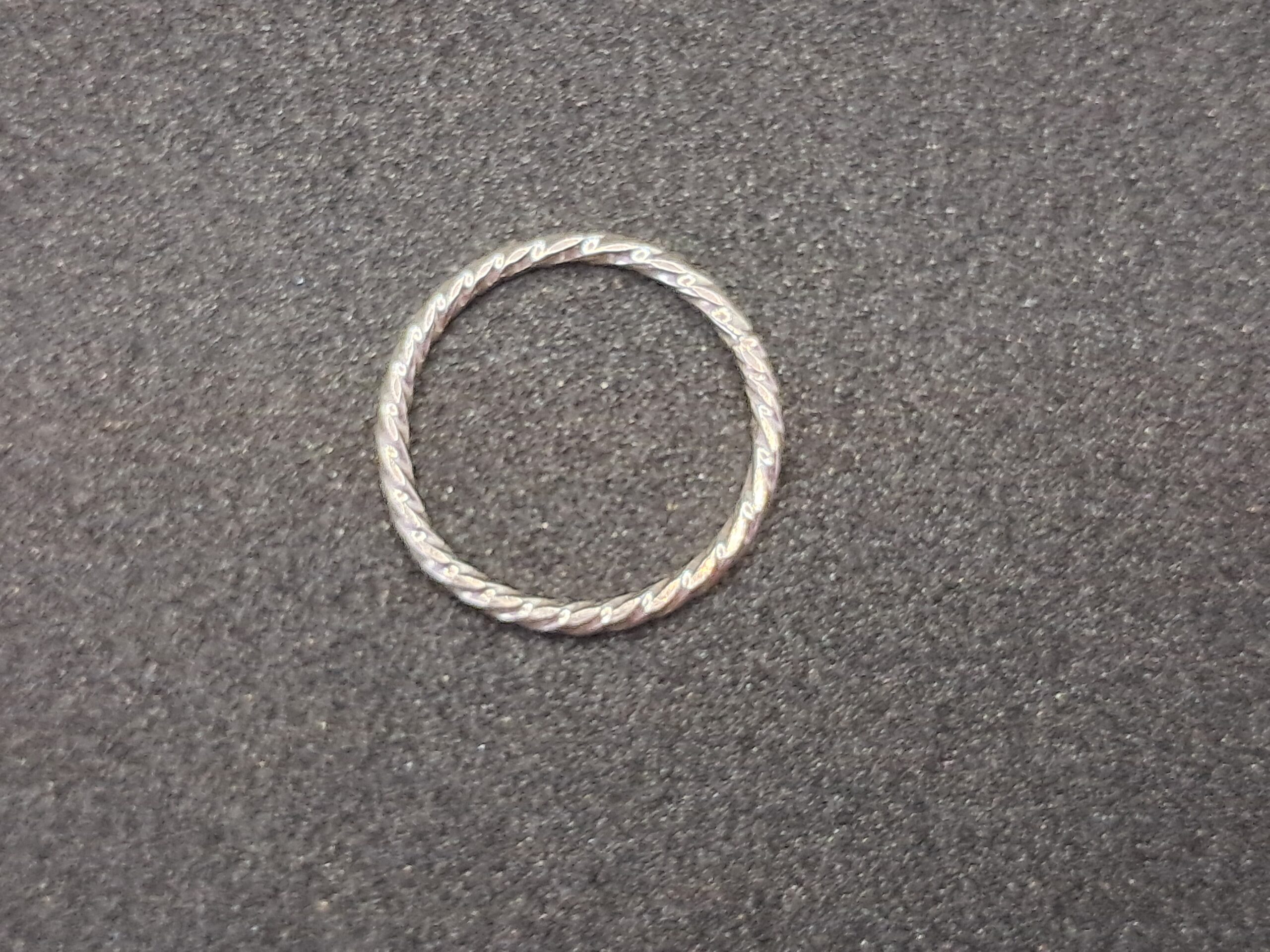 Twist Sterling Silver Ring - Image 3